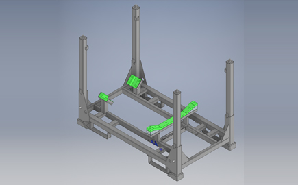 Engine metal pallet box
