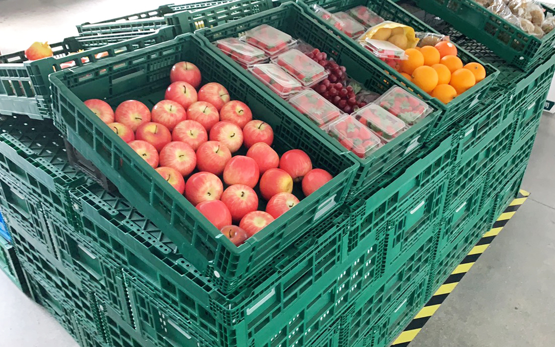 Supermarket Fresh Food Crate Customization Services